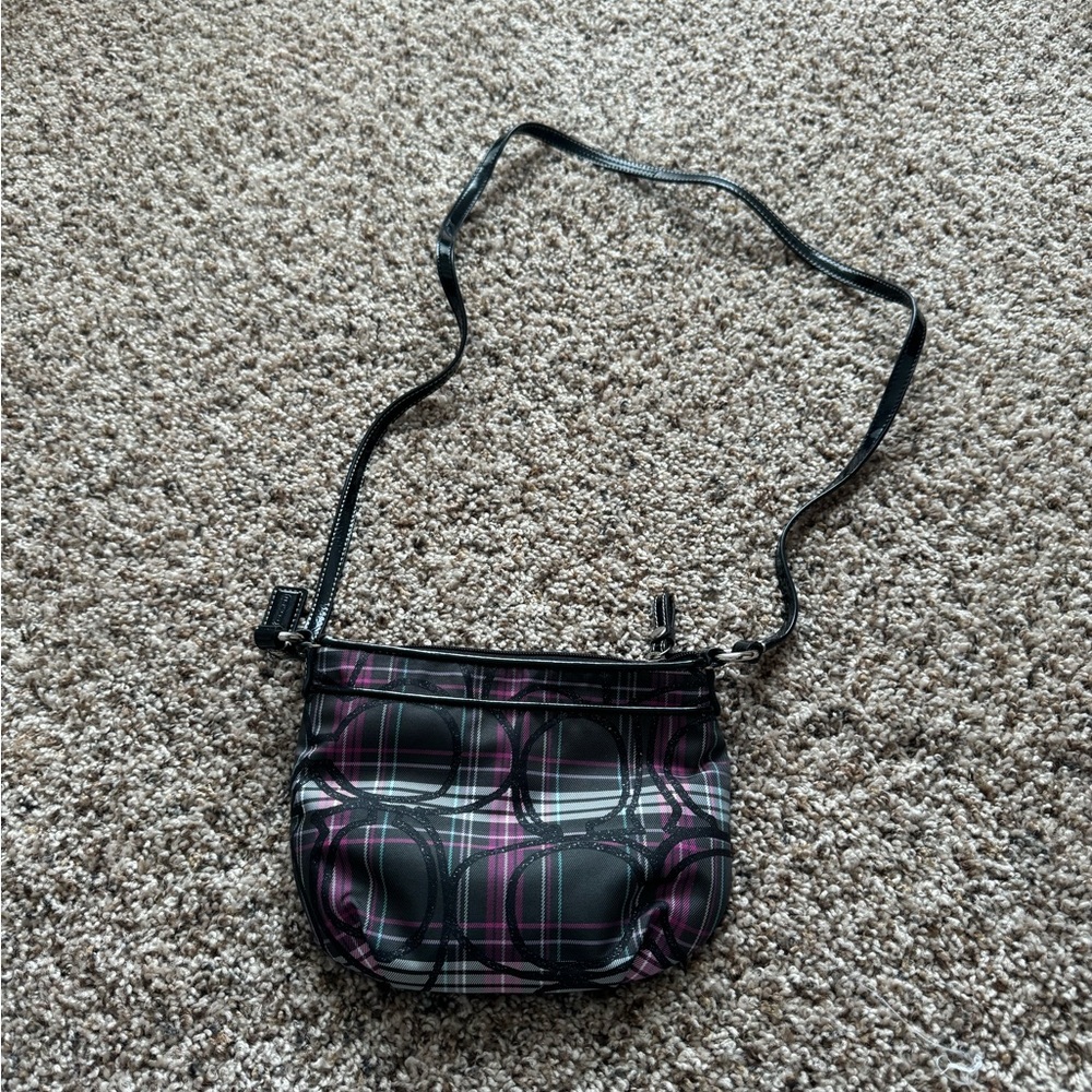 Coach shoulder bag multicolored